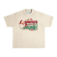 Sandshell Santa's Favorite Nurse Urban Heavy Tee - MaliasSmallBusiness