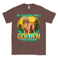 Chestnut life is better with a golden retriever Classic Tee - texasbilliewilder