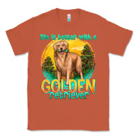 Copper life is better with a golden retriever Classic Tee - texasbilliewilder