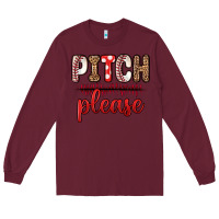 Burgundy pitch please Long Sleeve Tee - Zillion Design Studio