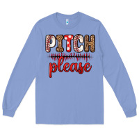 Colony Blue pitch please Long Sleeve Tee - Zillion Design Studio