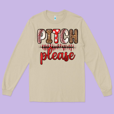 Pitch Please Long Sleeve Tee Designed By Zillion Design Studio