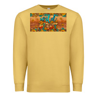 Antique Gold wild west license plate Premium Sweatshirt - Artiststas