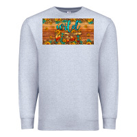 Heather Grey wild west license plate Premium Sweatshirt - Artiststas