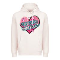Pale Pink perfectly imperfect Premium Hoodie - MaliasSmallBusiness