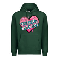 Sports Green perfectly imperfect Premium Hoodie - MaliasSmallBusiness