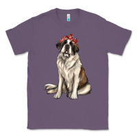 Lavender st bernard with bandanna Classic Tee - texasbilliewilder