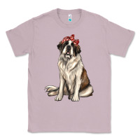 Lilac st bernard with bandanna Classic Tee - texasbilliewilder