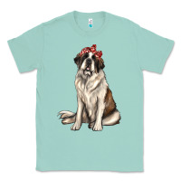 Seafoam st bernard with bandanna Classic Tee - texasbilliewilder