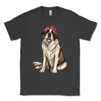 Smoke st bernard with bandanna Classic Tee - texasbilliewilder