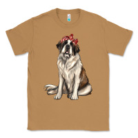 Toasted Coconut st bernard with bandanna Classic Tee - texasbilliewilder