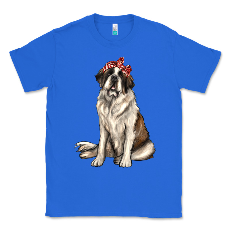 St Bernard With Bandanna Classic Tee by texasbilliewilder | Teevron