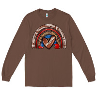 Chestnut football rainbow Long Sleeve Tee - Zillion Design Studio