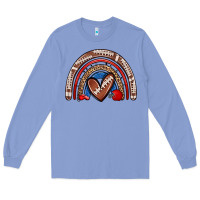 Colony Blue football rainbow Long Sleeve Tee - Zillion Design Studio