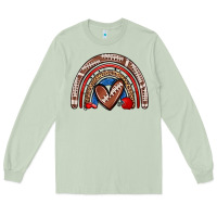 Matcha football rainbow Long Sleeve Tee - Zillion Design Studio