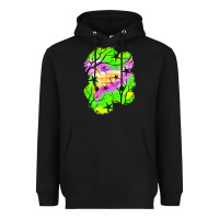 Black star halloween patch Heavyweight Hoodie - BundleAndBundleShop