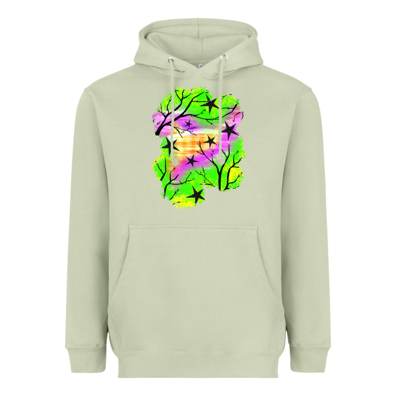 Star Halloween Patch Heavyweight Hoodie by BundleAndBundleShop | Teevron