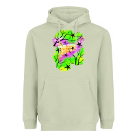 Matcha star halloween patch Heavyweight Hoodie - BundleAndBundleShop