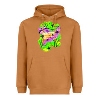 Meerkat star halloween patch Heavyweight Hoodie - BundleAndBundleShop