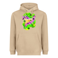 Mushroom star halloween patch Heavyweight Hoodie - BundleAndBundleShop