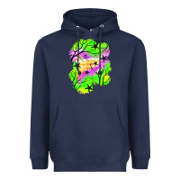 Navy star halloween patch Heavyweight Hoodie - BundleAndBundleShop