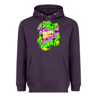 Plum star halloween patch Heavyweight Hoodie - BundleAndBundleShop