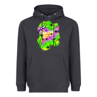 Smoke star halloween patch Heavyweight Hoodie - BundleAndBundleShop