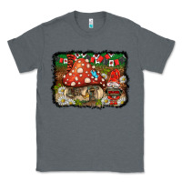 Charcoal Heather welcome ladybug gnome background Classic Tee - BarkalooDesign
