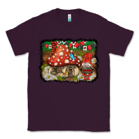 Plum welcome ladybug gnome background Classic Tee - BarkalooDesign