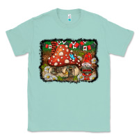 Seafoam welcome ladybug gnome background Classic Tee - BarkalooDesign