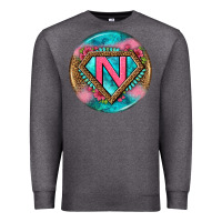Charcoal Heather nurse round earrings 4 Premium Sweatshirt - BundleAndBundleShop