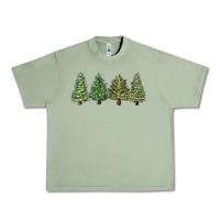 Oil Green christmas trees Urban Heavy Tee - MaliasSmallBusiness