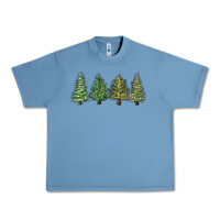 Pebble Blue christmas trees Urban Heavy Tee - MaliasSmallBusiness