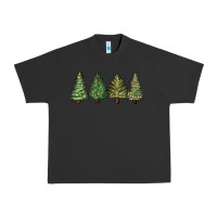 Pigment Black christmas trees Urban Heavy Tee - MaliasSmallBusiness