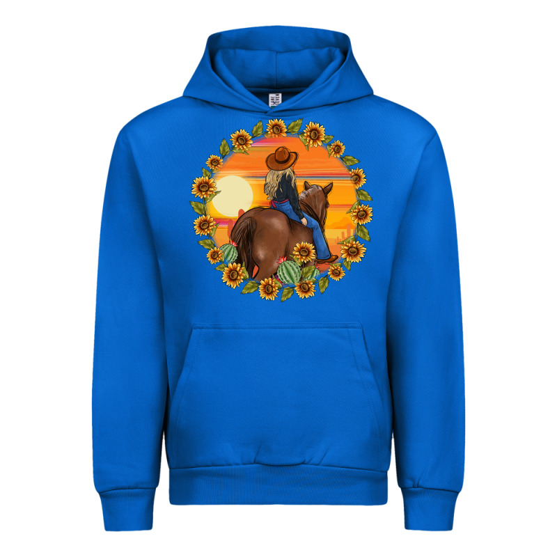 Cowgirl Sunflower Urban Hoodie by MaliasSmallBusiness | Teevron