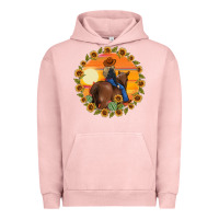 Pigment Salmon cowgirl sunflower Urban Hoodie - MaliasSmallBusiness