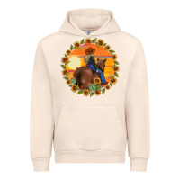 Sandshell cowgirl sunflower Urban Hoodie - MaliasSmallBusiness