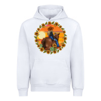 White cowgirl sunflower Urban Hoodie - MaliasSmallBusiness