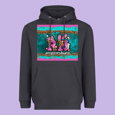Rn Registered  Nurse Heavyweight Hoodie Designed By Adodesignshop