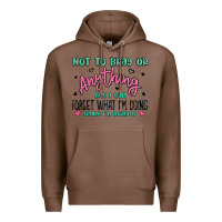 Chestnut not to brag or anything but i can forget what im d Premium Hoodie - MaliasSmallBusiness