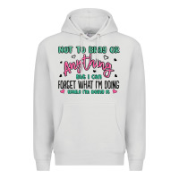 Dove Grey not to brag or anything but i can forget what im d Premium Hoodie - MaliasSmallBusiness