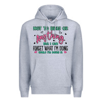 Heather Grey not to brag or anything but i can forget what im d Premium Hoodie - MaliasSmallBusiness