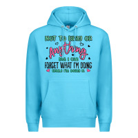 Ocean Blue not to brag or anything but i can forget what im d Premium Hoodie - MaliasSmallBusiness