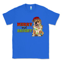 True Royal merry and bright english bulldog Classic Tee - RanaPortraitStore