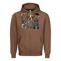 Chestnut dog mom Zipper Hoodie - SublimationCraftShop
