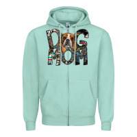 Seafoam dog mom Zipper Hoodie - SublimationCraftShop