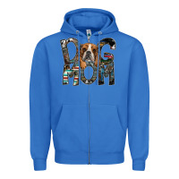True Royal dog mom Zipper Hoodie - SublimationCraftShop