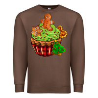 Chestnut christmas cookie cupcake Premium Sweatshirt - AdoDesignShop