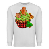 Dove Grey christmas cookie cupcake Premium Sweatshirt - AdoDesignShop