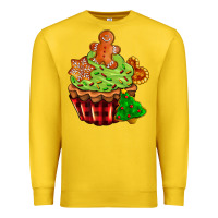 Lemon christmas cookie cupcake Premium Sweatshirt - AdoDesignShop
